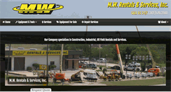 Desktop Screenshot of mw-rentalsservices.com