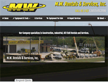 Tablet Screenshot of mw-rentalsservices.com